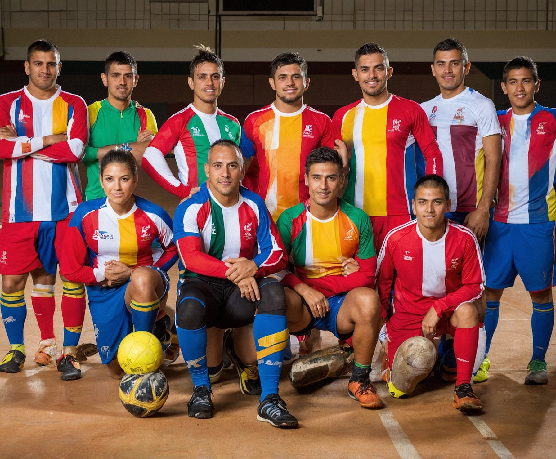 Pista deportiva rehabilitada y pintada